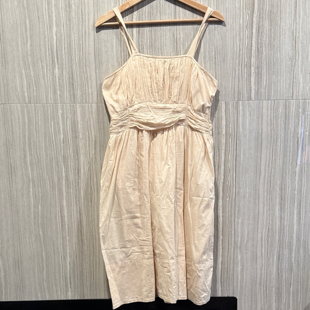 Yargici Elegant Cream Midi Dress